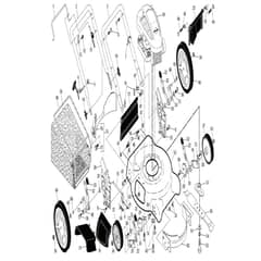 McCulloch MC625 R - 96132006501 - 2011-01 - Frame & Engine Parts Diagram
