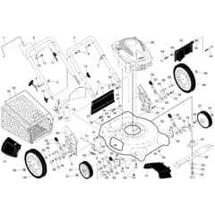 McCulloch MC625 RX - 96132006600 - 2010-11 - Frame & Engine Parts Diagram