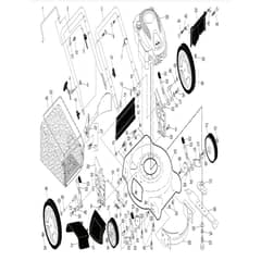 McCulloch MC625 RX - 96132006601 - 2011-03 - Frame & Engine Parts Diagram