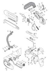 MC 2510 - 2010 - 223010003/MO8 - Mountfield Chainsaw Housing Diagram