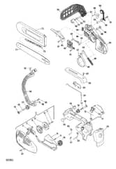MC 270P - 2007 - 223010003/MO6 - Mountfield Chainsaw Chassis Diagram