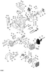 MC 270P - 2007 - 223010003/MO6 - Mountfield Chainsaw Engine Diagram