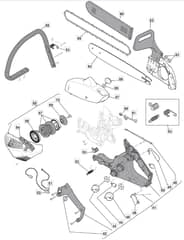 MC 3514 - 2008 - 202014003/HAN - Mountfield Chainsaw Housing Diagram