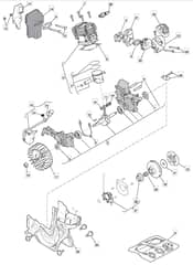 MC 3514 - 2010 - 222014003/MO9 - Mountfield Chainsaw Engine Diagram