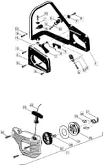 MC 363 - 2005 - 222614003 - Mountfield Chainsaw Avviatore Diagram