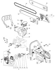 MC 3716 - 2010 - 223516053/M10 - Mountfield Chainsaw Housing Diagram