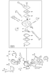 MC 3814 - 2017-2022 - 240381403/M17 - Mountfield Chainsaw Carburettor Diagram