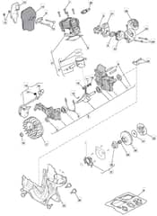 MC 3916 - 2010 - 222116003/MO9 - Mountfield Chainsaw Engine Diagram