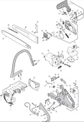 MC 4018 - 2010-2011 - 223818003/MO8 - Mountfield Chainsaw Housing Diagram