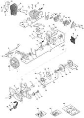 MC 401 - 2007 - 224216003/MO7 - Mountfield Chainsaw Engine Diagram