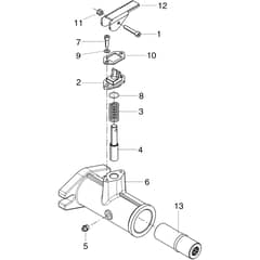 MC 418 S -  - Efco Rotary Cultivator Quickfit Diagram