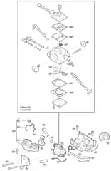 MC 4216 - 2017-2022 - 240421603/M17 - Mountfield Chainsaw Carburettor Diagram