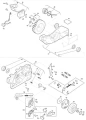 MC 4216 - 2017-2022 - 240421603/M17 - Mountfield Chainsaw Crankcase Diagram