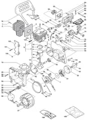 MC 443 - 2005 - 224718003 - Mountfield Chainsaw Engine Diagram