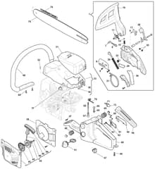 MC 4618 - 2021-2022 - 204518003/M20 - Mountfield Chainsaw Housing Diagram