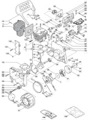 MC 509 - 2005 - 22512003 - Mountfield Chainsaw Engine Diagram