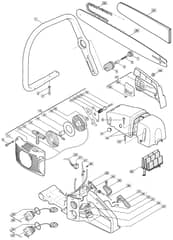 MC 509 - 2005 - 22512003 - Mountfield Chainsaw Housing Diagram