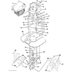 McCulloch MC 550 - 96083000301 - 2010-11 - Engine Parts Diagram