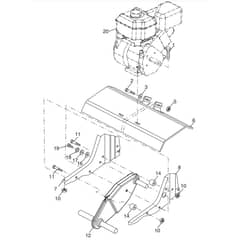 McCulloch MC 900 - 96082002700 - 2011-10 - Transmission Parts Diagram