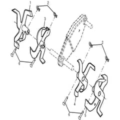 McCulloch MC 900 - 96083000400 - 2010-03 - Tine Assembly Parts Diagram