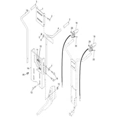 McCulloch MC 900 - 96083000401 - 2010-11 - Handle Parts Diagram