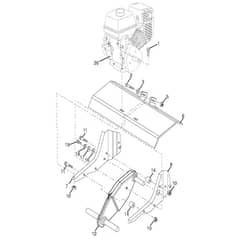 McCulloch MC 900 - 96083000401 - 2010-11 - Transmission Parts Diagram