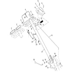 McCulloch MCRT55 - 2009-01 - Handle Parts Diagram