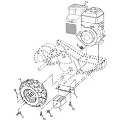 McCulloch MCT55 - 2010-03 - Mainframe, Right Side Parts Diagram