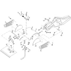McCulloch MCT55 - 2010-03 - Tine Shield Parts Diagram