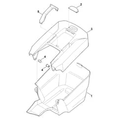 Viking ME235.0 - Grass Catcher Bag - Parts Diagram