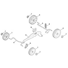 Viking ME339.0 - Chassis, Height Adjustment - Parts Diagram