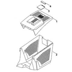 Viking ME350 - Grass Catcher Bag - Parts Diagram