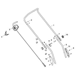 Viking ME410 - Handle - Parts Diagram