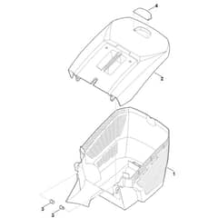 Viking ME443.1 - Grass Catcher Bag - Parts Diagram