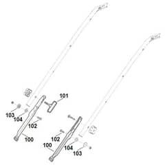 Viking ME545.0 - Handle Lower Part 2 - Parts Diagram