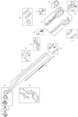 MGT 40 Li - 2020-2022 - 273010003/M20 - Mountfield Trimmer Main Assembly Diagram
