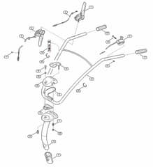 Genuine Stihl MH445.0 R / A - Handle