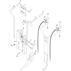 McCulloch MHDF800 - 2010 - 10 - Handle Parts Diagram