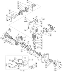 MHM 2622 - 2010-2012 - 251460003/MO9 - Mountfield Hedge Trimmer Engine Diagram