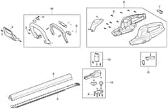 MHT 20 Li - 2021-2022 - 271302203/MUK - Mountfield Hedge Trimmer Main Assy Diagram