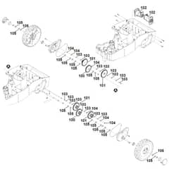 Viking MI322.0 C - Wheel Drive 2 - Parts Diagram