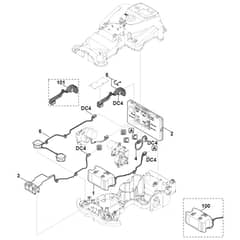 Viking MI422.0 - Electric Equipment - Parts Diagram
