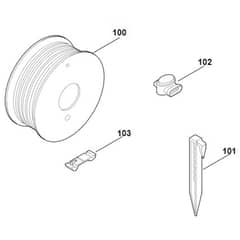Viking MI422.0 - Installation Material - Parts Diagram