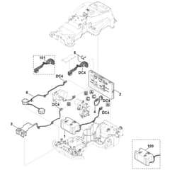 Viking MI422.1 - Electric Equipment - Parts Diagram