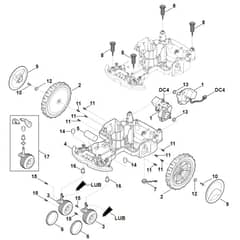 Viking MI422.1 - Lower Housing, Chassis - Parts Diagram
