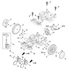 Viking MI422.1 PC - Lower Housing, Chassis - Parts Diagram
