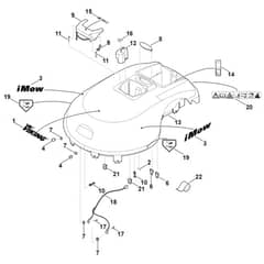Viking MI555.0 C - Housing Upper Part - Parts Diagram