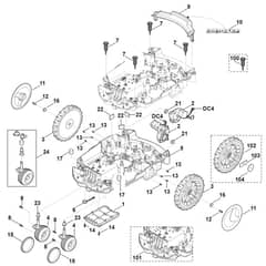 Viking MI632.0 C - Lower Housing, Chassis - Parts Diagram