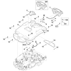 Viking MI632.0 - Housing Upper Part - Parts Diagram