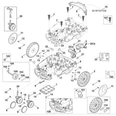 Viking MI632.0 - Lower Housing, Chassis - Parts Diagram